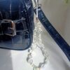 White & Clear colour phone charm - Image 3