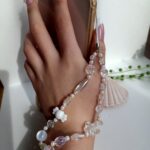 White & Clear colour phone charm - Image 2